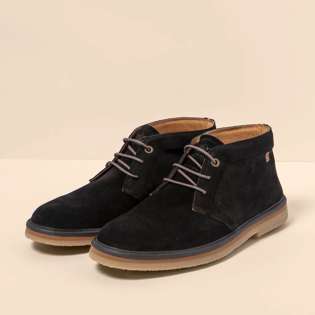 El Naturalista N5950 SILK SUEDE Noir Homme | JSX-95114799